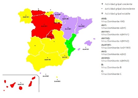 Si viaja recuerde que la gripe ya está expandida en gran parte de España